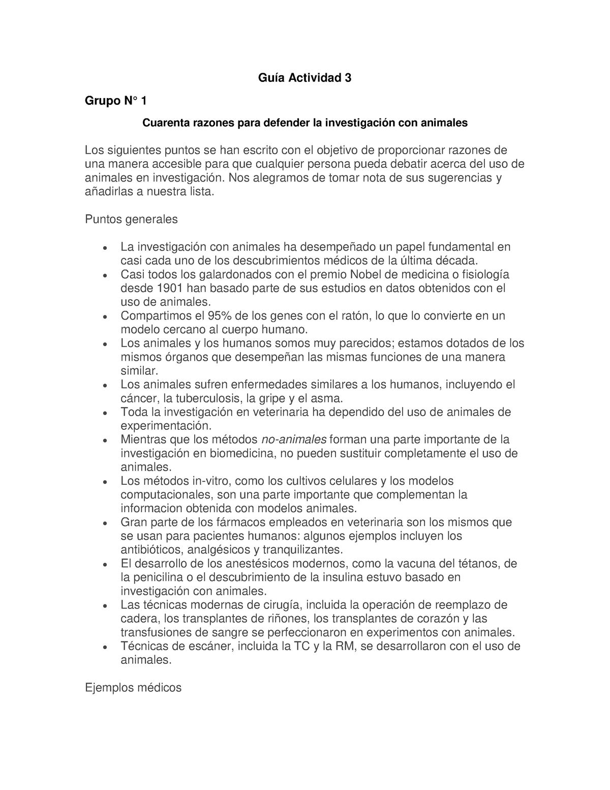 Argumentos A Favor Y En Contra Sobre La Investigacion Con Animales ...