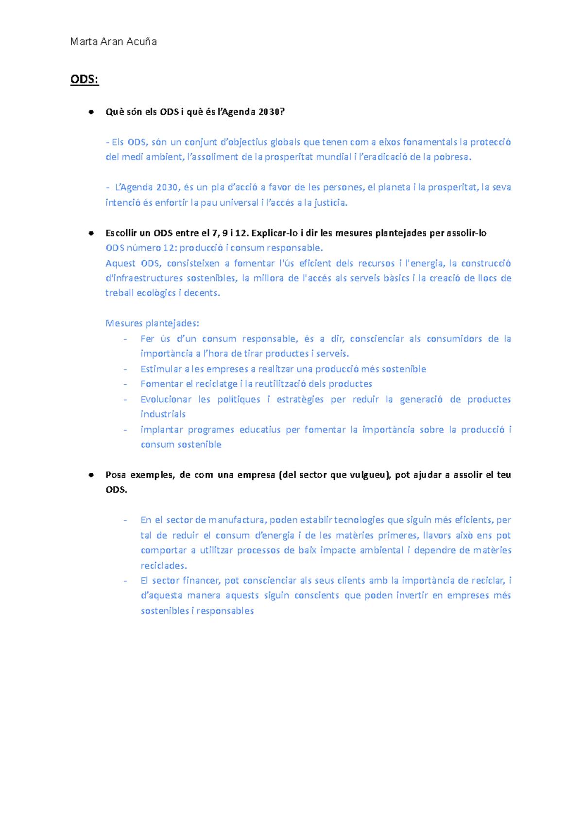 ODS - ods empresa - Marta Aran Acuña ODS: Què són els ODS i què és l ...