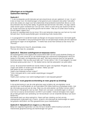 Re-integratieplan Esra Kocu - Groep A-2 JV2K - Re-integratieplan Esra ...