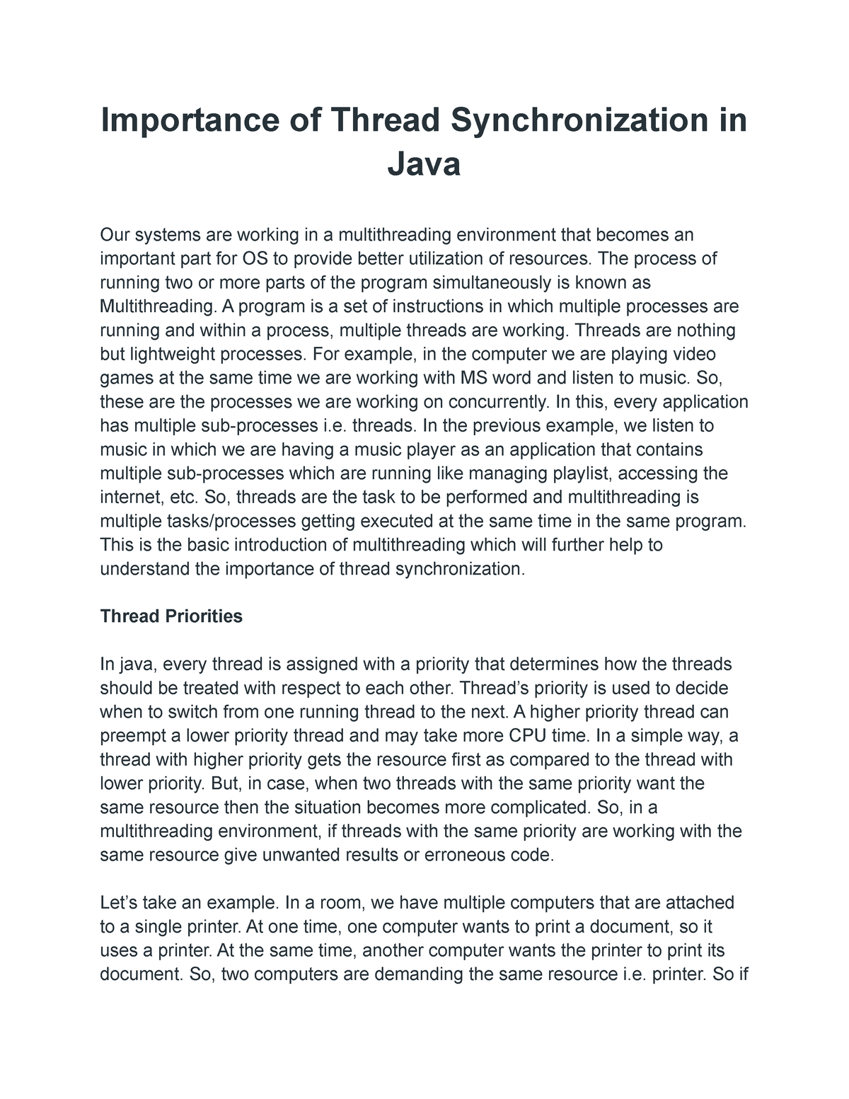 importance-of-thread-synchronization-in-java-importance-of-thread