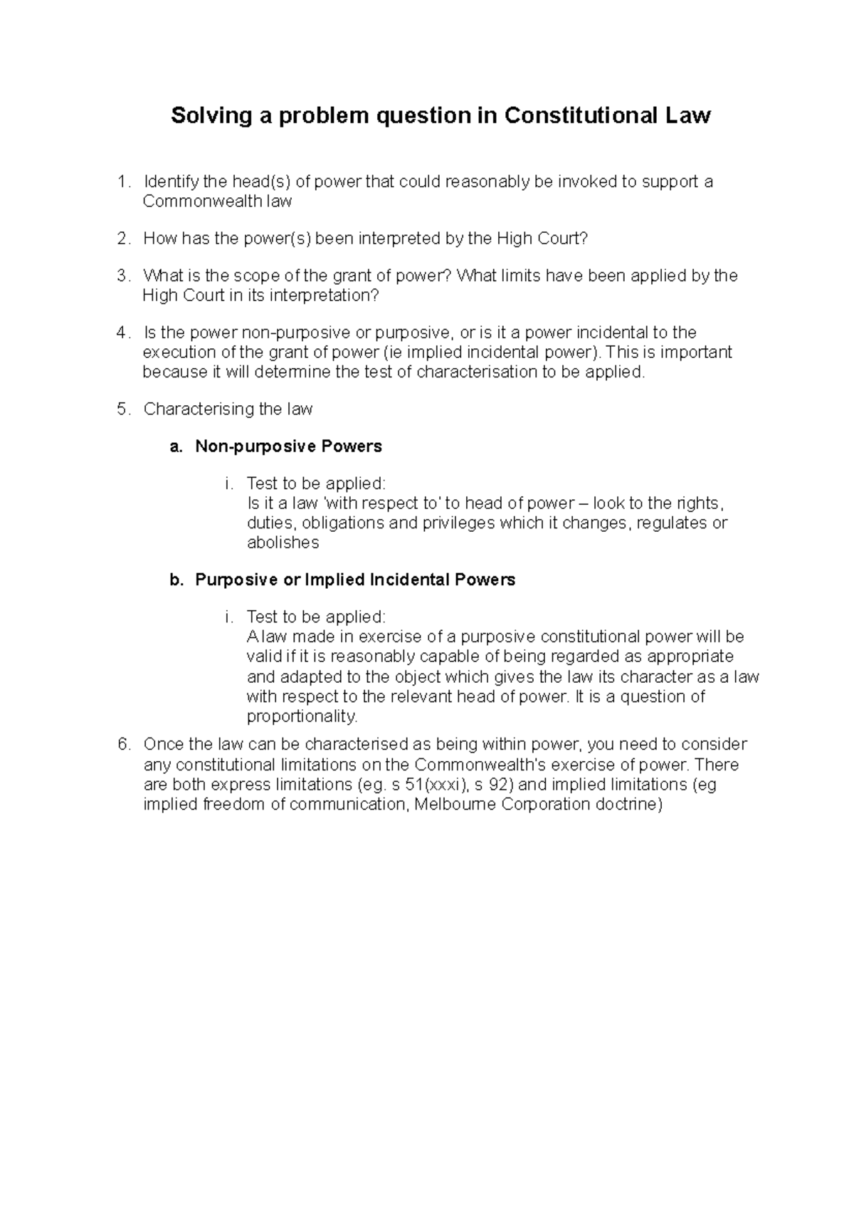 characterisation-in-constitutional-law-1-solving-a-problem-question