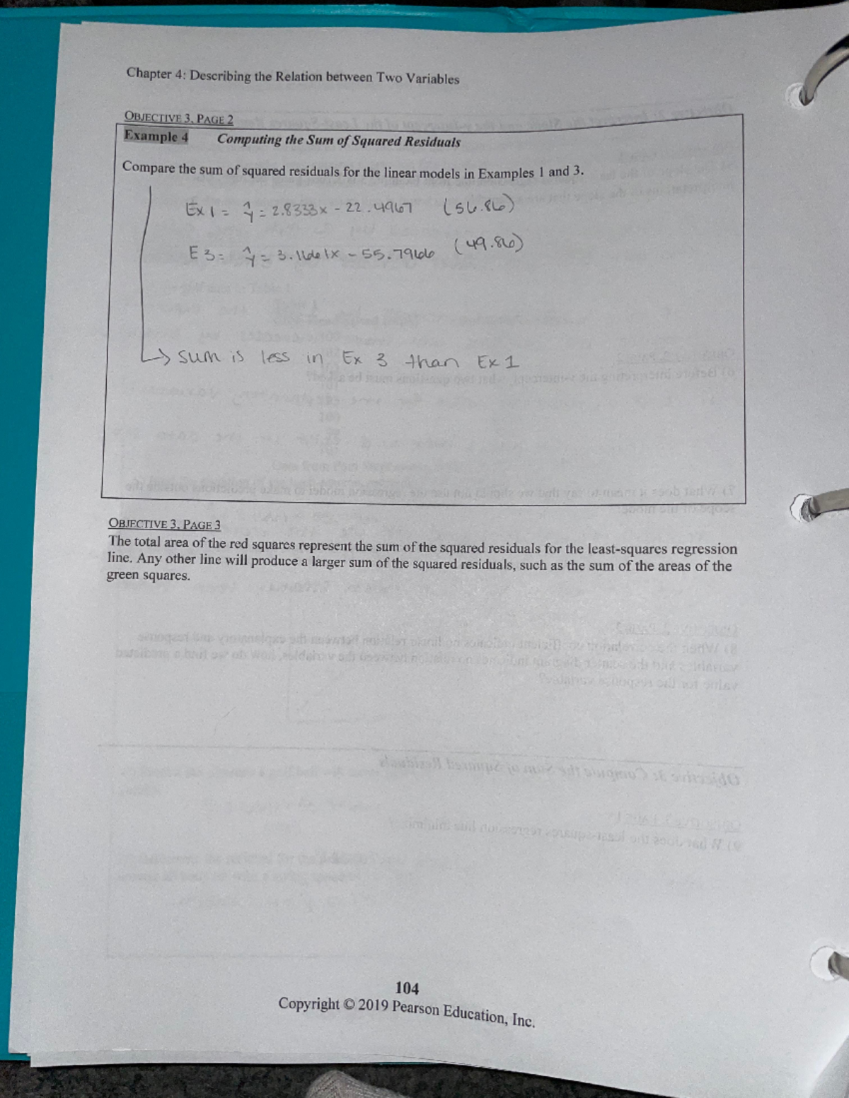 Chapter 4 section 2 page 6 - Chapter 4: Describing the Relation between ...