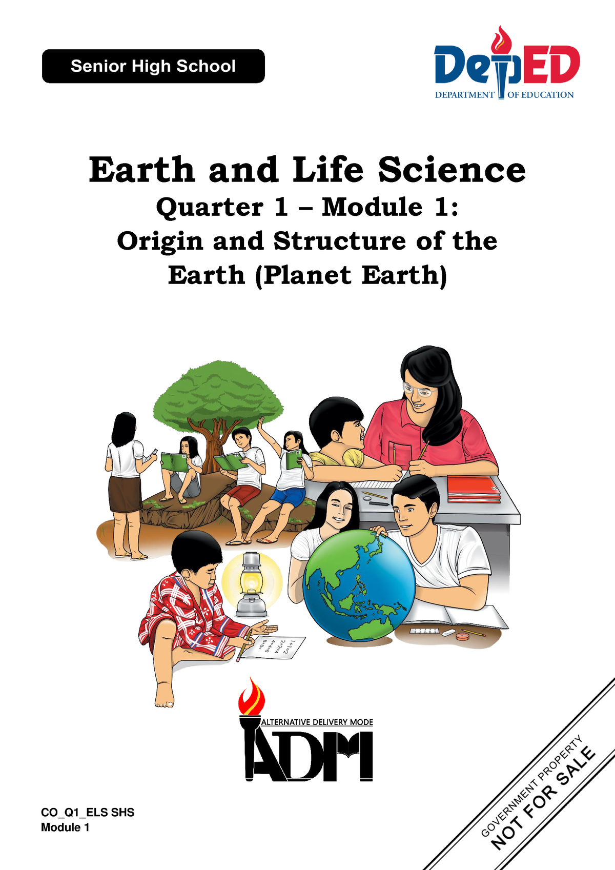 ELS Q1 Module 1 Origin And Structure Of The Earth(Planet Earth) V2 - CO ...