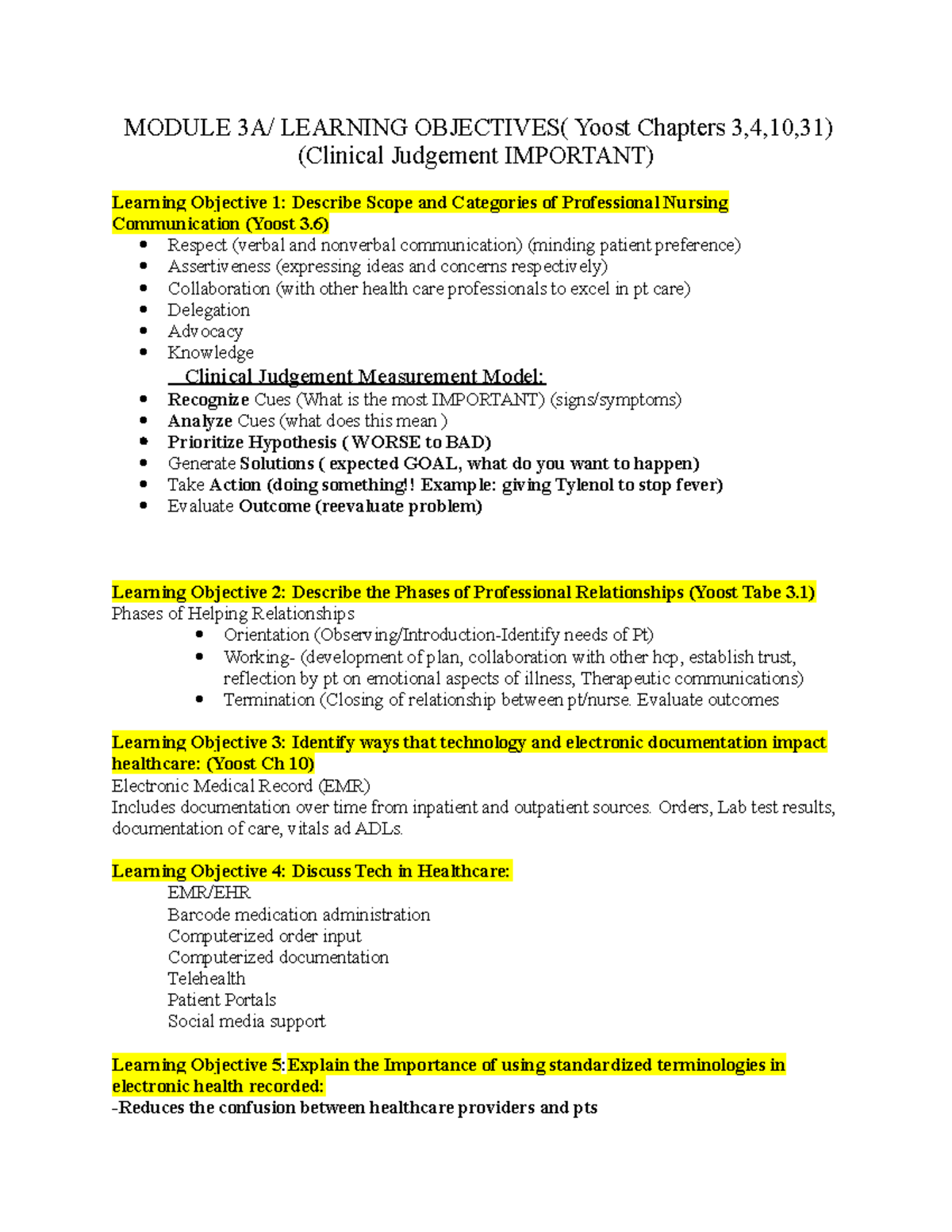 Module 3A-3B (Notes-Learning Objectives) - MODULE 3A/ LEARNING ...