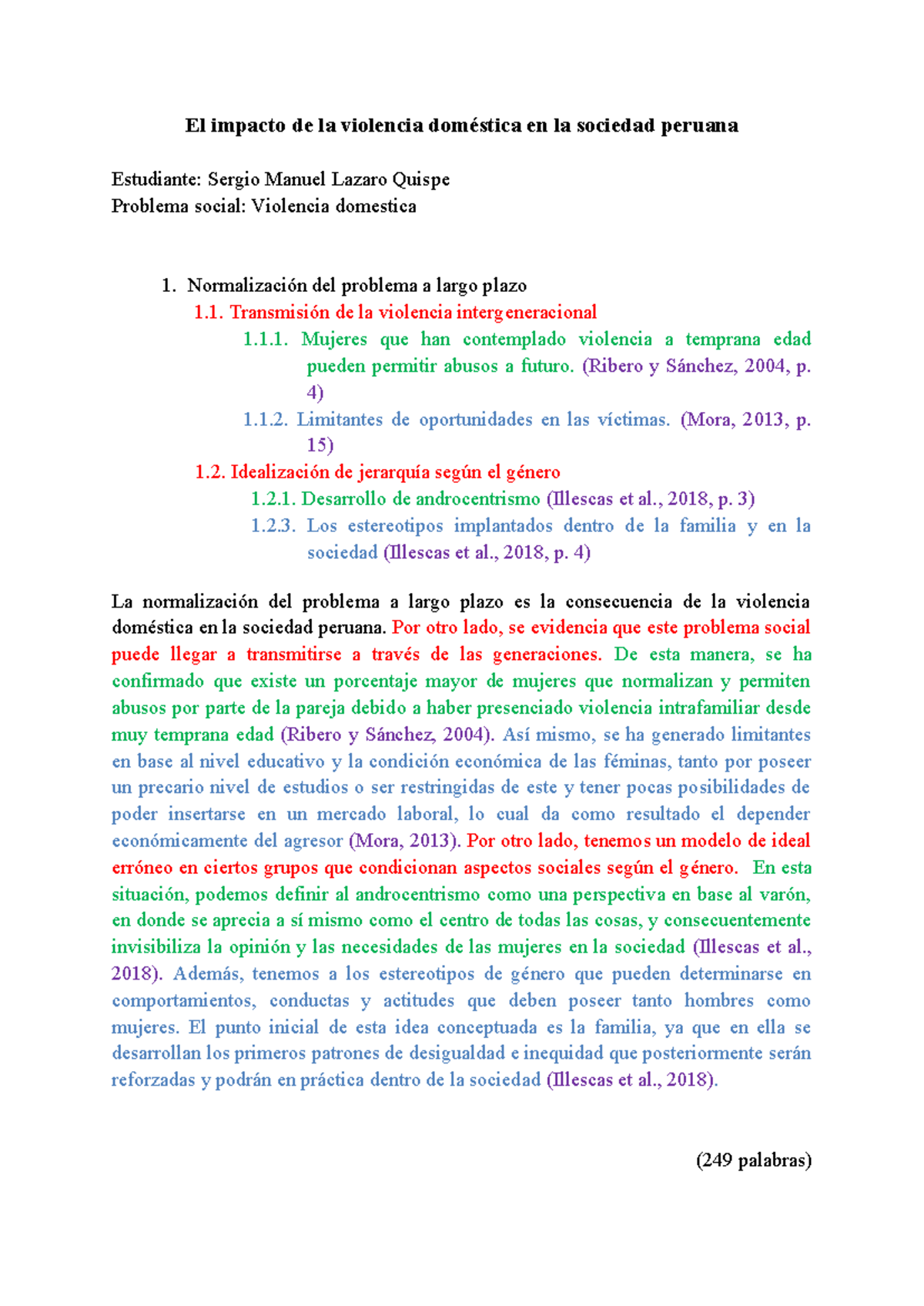 TB1 Sergio Lazaro SW1B - TRABAJO DEL TB1 - CPL1 - El impacto de la ...