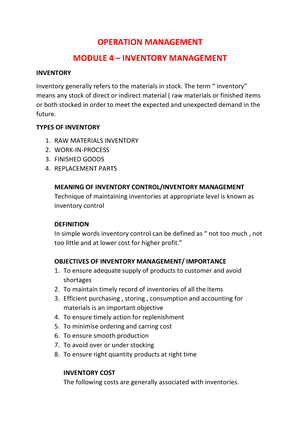 INSIDE LVMH: Module 4 Operations Supply chain - Module 4: Operations & Supply  chain Created time - Studocu