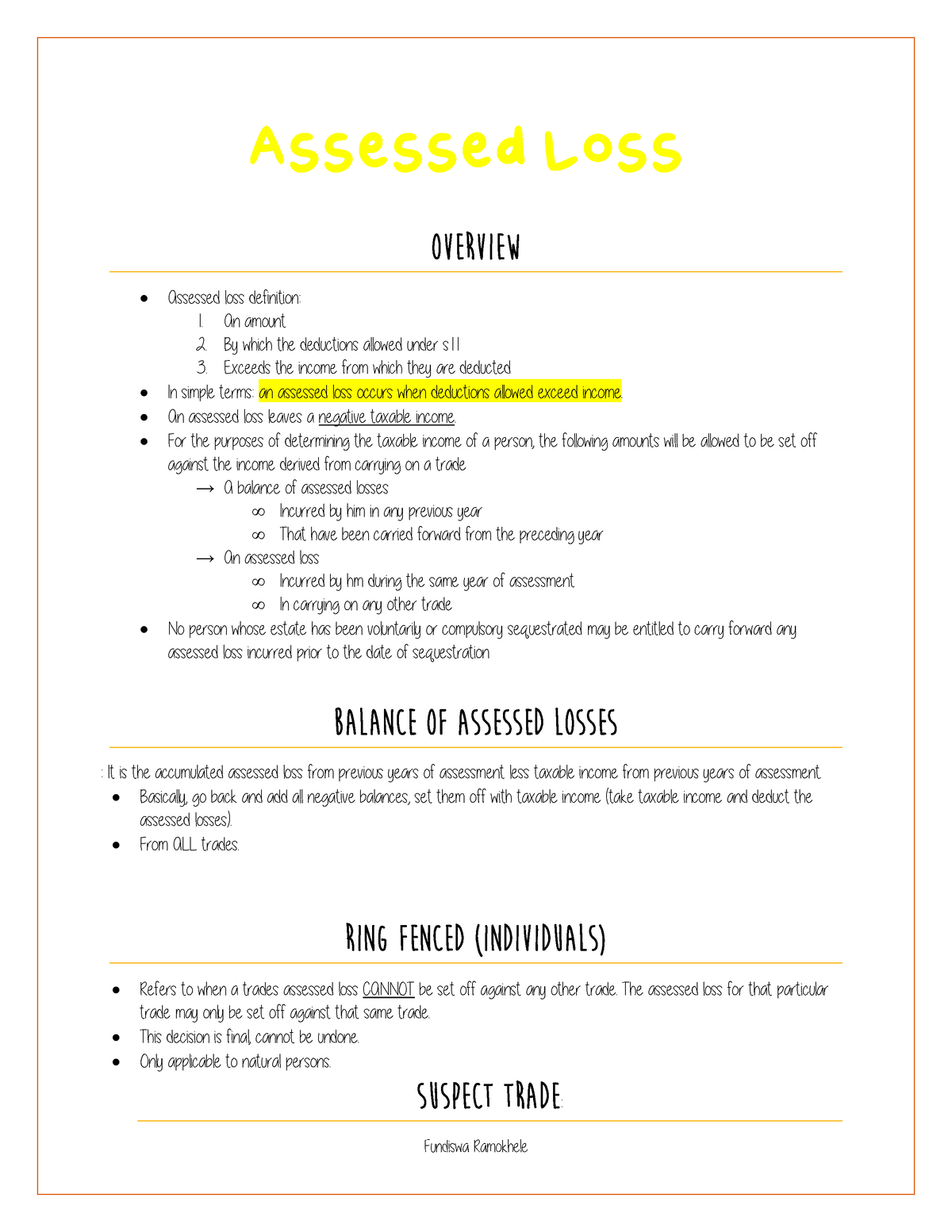 assessed-losses-4575-fundiswa-ramokhele-overview-assessed-loss-definition-an-amount-by