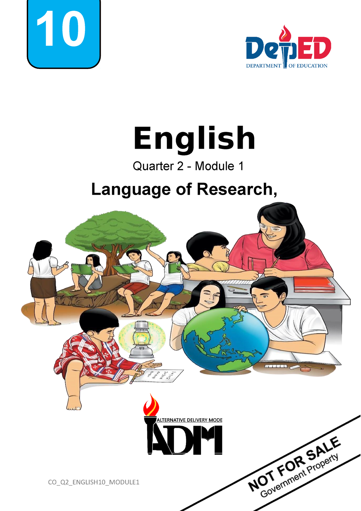 English 10 Q2 Mod1 Languageof Research Campaignsand Advocacies - 10 ...