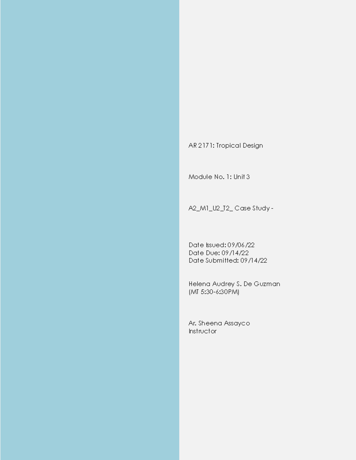 A2 M1 U2 T2 De Guzman Helena Audrey AR 2171 Tropical Design Module