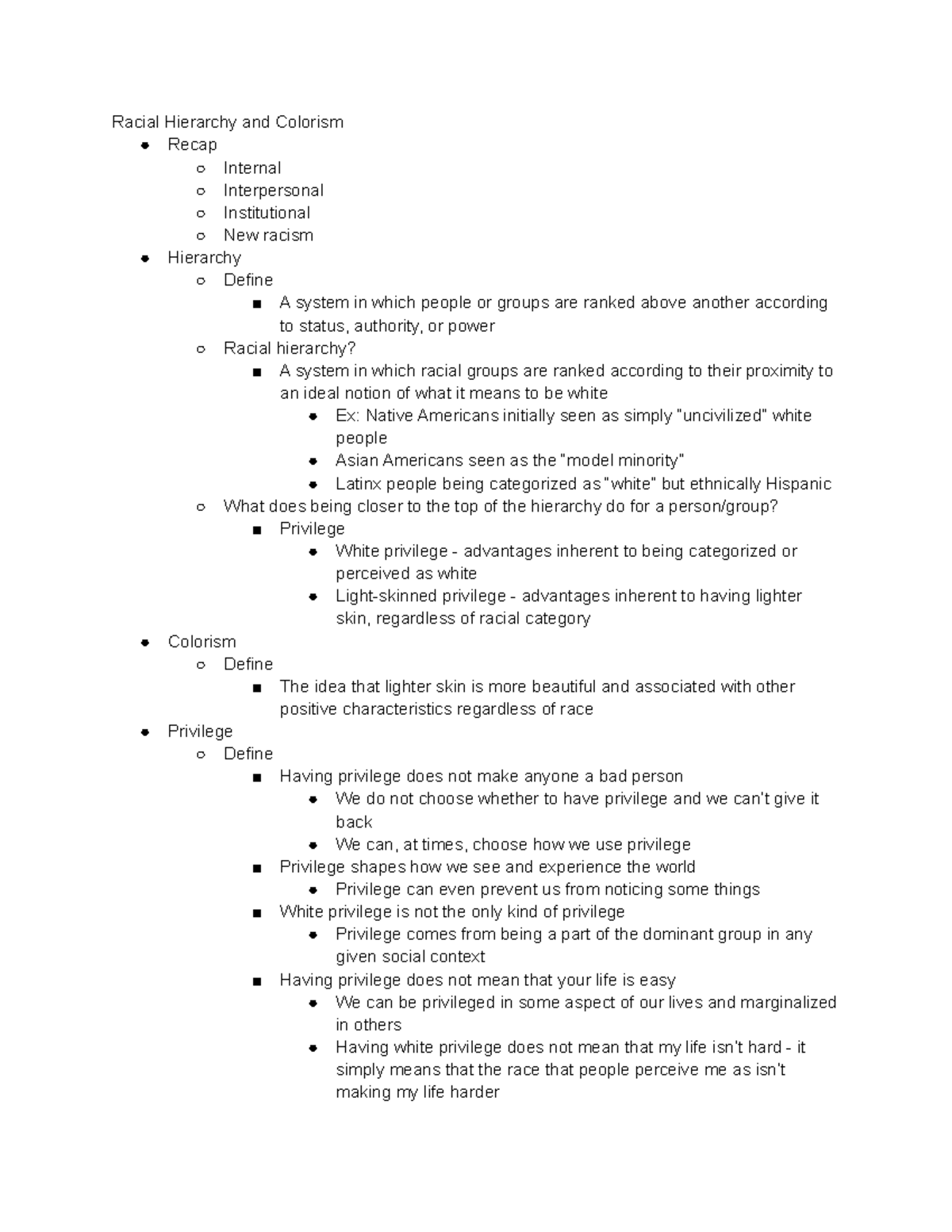 02.11.20. SOC237 Sociology of Race, Racism, and Power - Racial ...