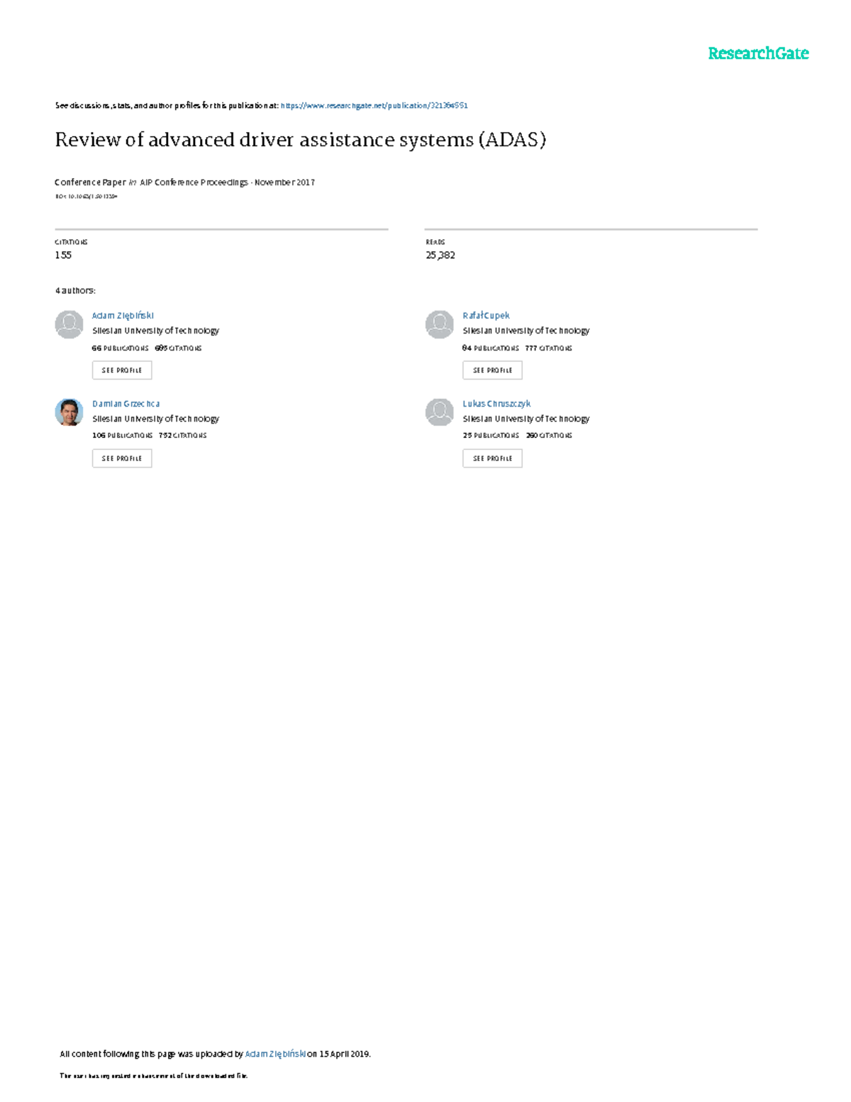 Reviewof ADAS-preprint - See discussions, stats, and author profiles ...