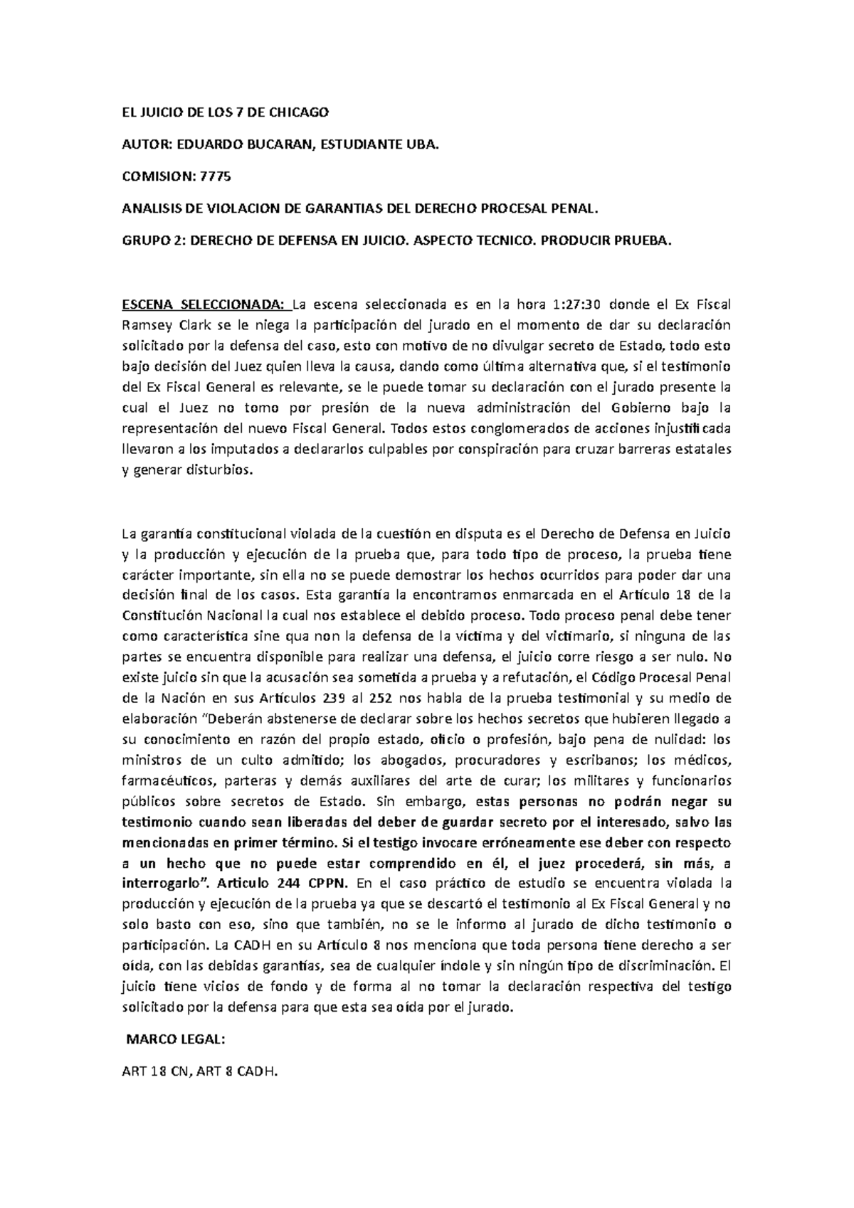 El Juicio De Los 7 De Chicago Analisis De Las Etapas Del Proceso El Juicio De Los 7 De 7363