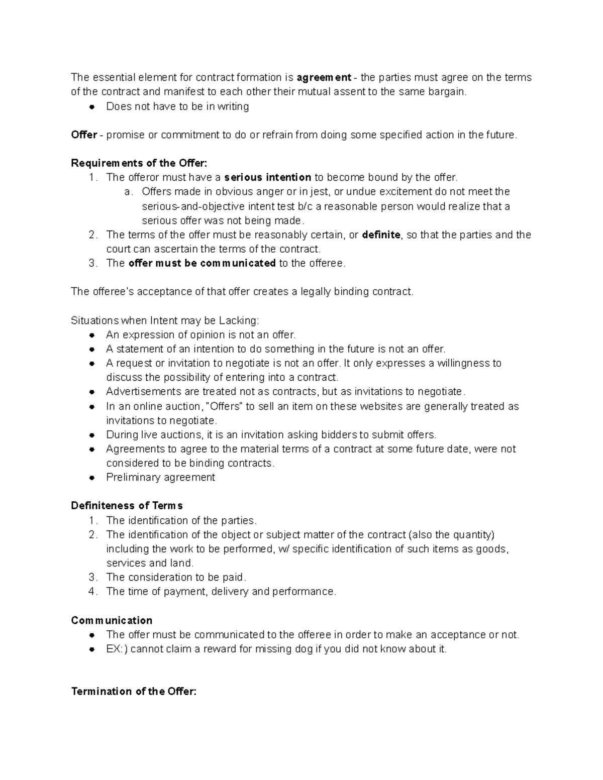 Chapter 12 Agreement In Traditional And Econtracts The Essential