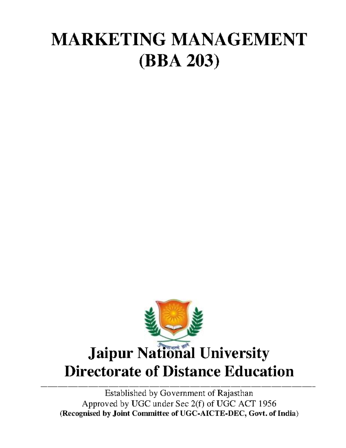 Marketing Management For BBA ( PDFDrive ) - MARKETING MANAGEMENT (BBA ...