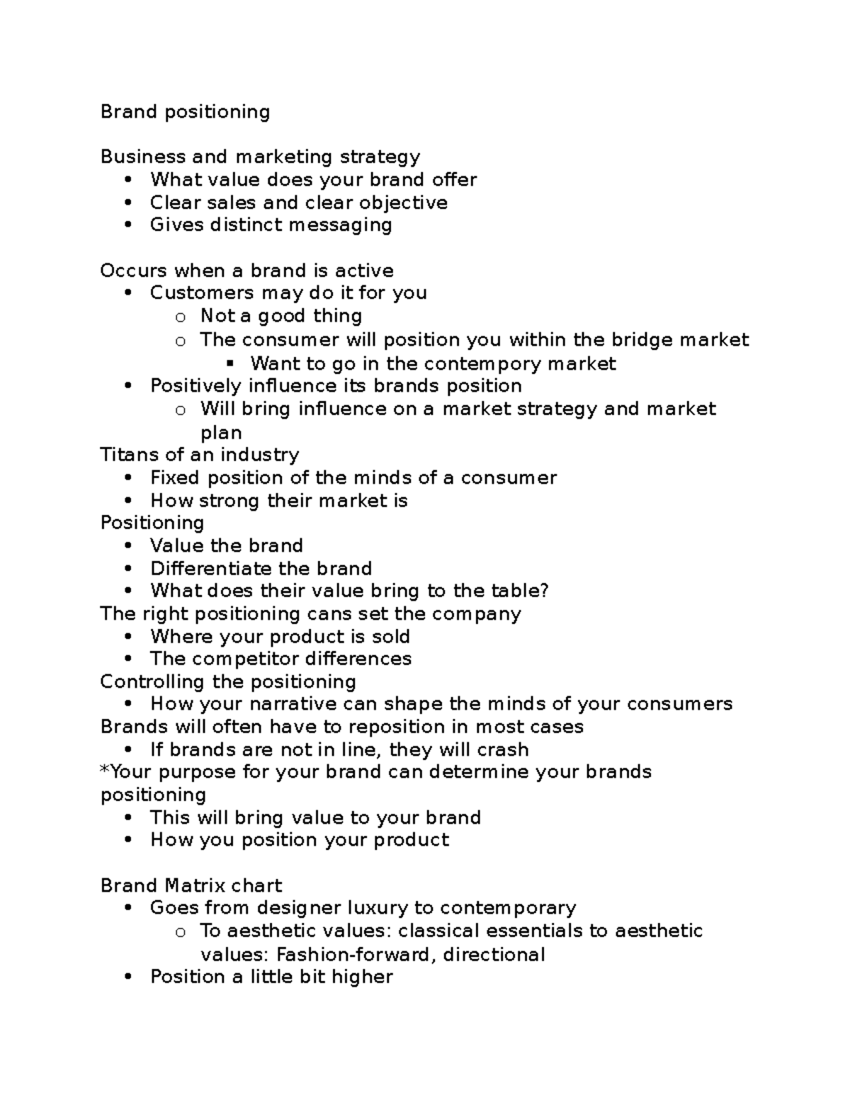 Brand positioning - Brand positioning Business and marketing strategy ...