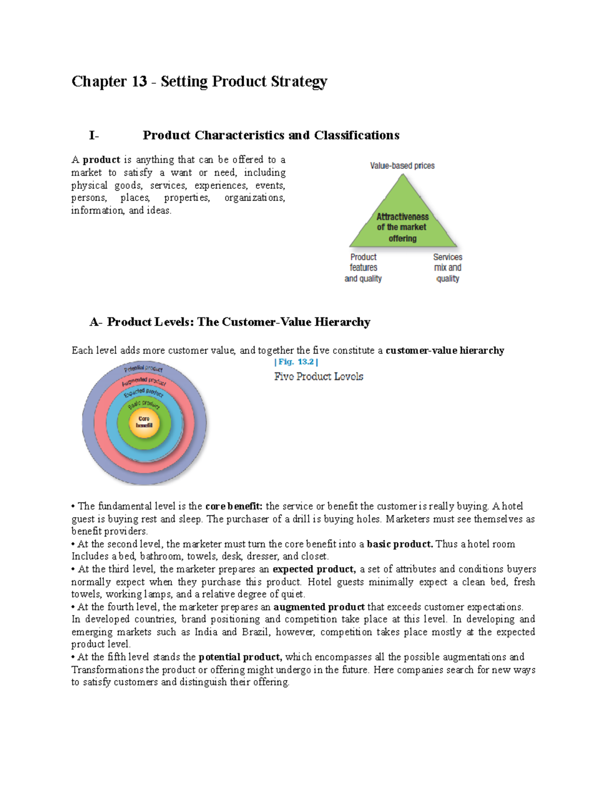 Chapter 13 - Setting Product Strategy - Marketing Management - Chapter ...