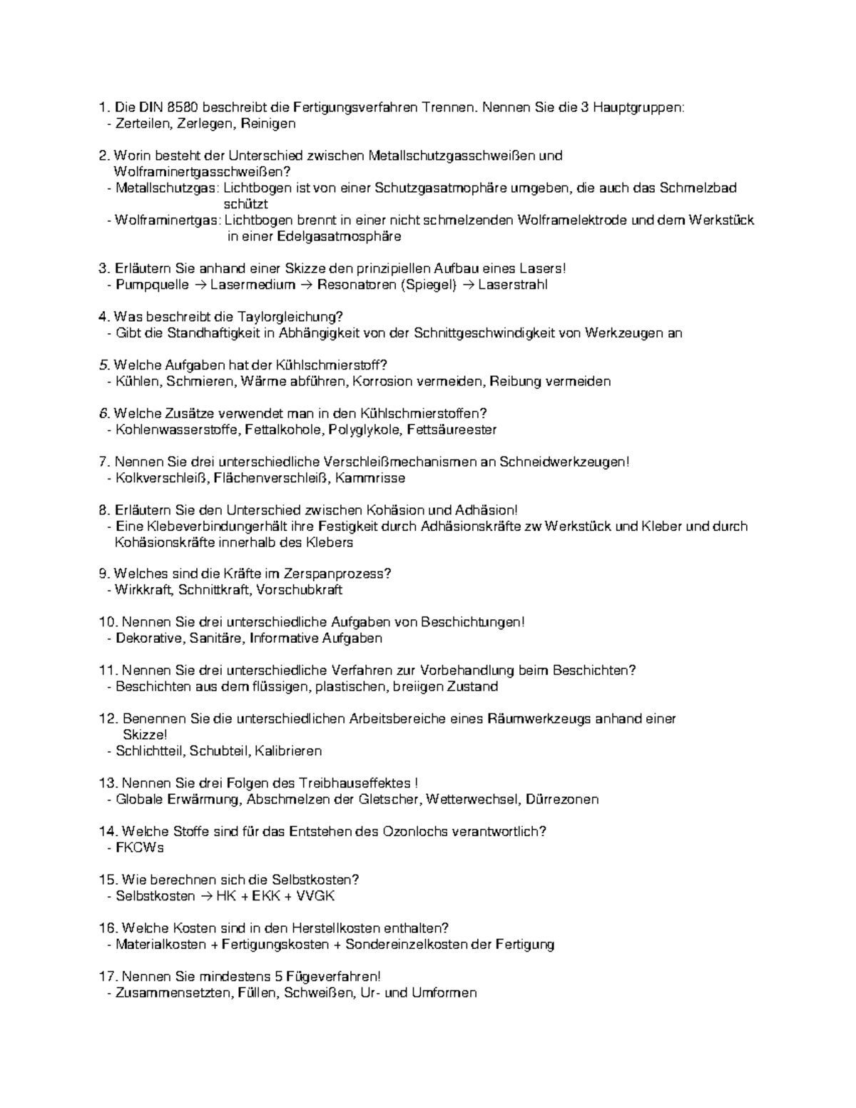 Einbürgerungstest Fragenkatalog Mit Antworten Pdf Fragenkatalog mit Antworten - Die DIN 8580 beschreibt die