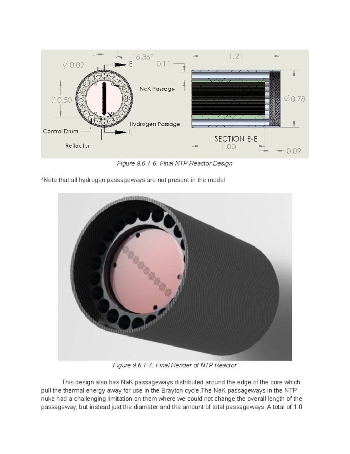 Final Report Part 172 - Figure 9.6-6: Final NTP Reactor Design *Note ...