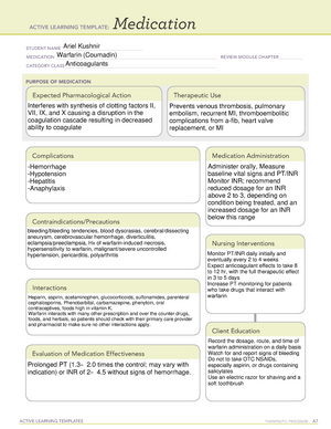 Methotrexate Medication Template ####### ACTIVE LEARNING TEMPLATES