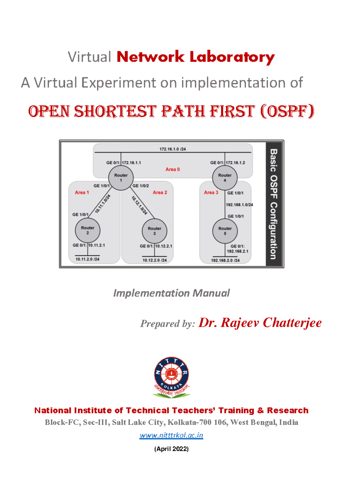 OSPF-Implementaion Manual - Virtual Network Laboratory A Virtual ...