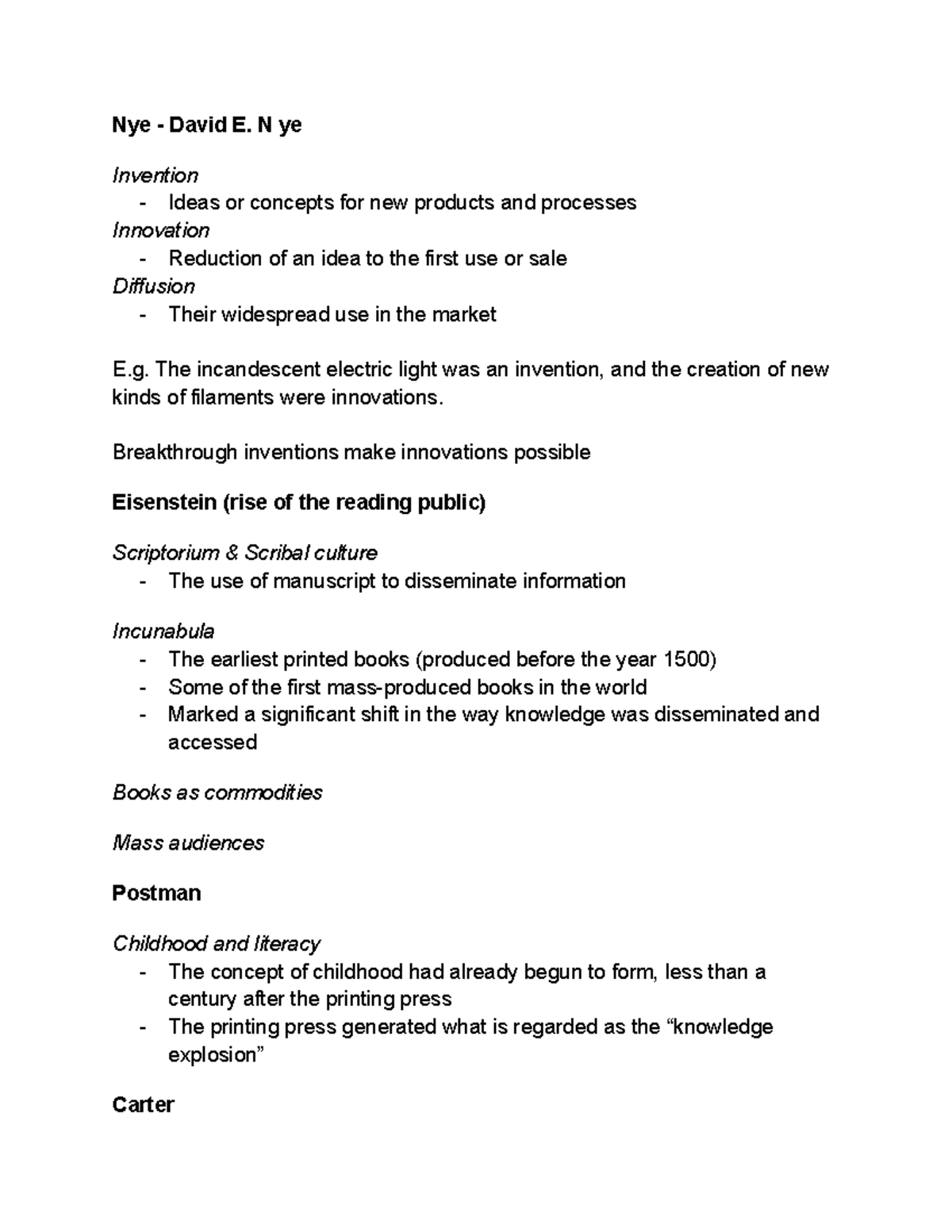 cs100-exam-review-nye-david-e-n-ye-invention-ideas-or-concepts