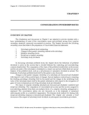 Solutions TO Exercises(CH3) - SOLUTIONS TO EXERCISES E3-1 Multiple ...