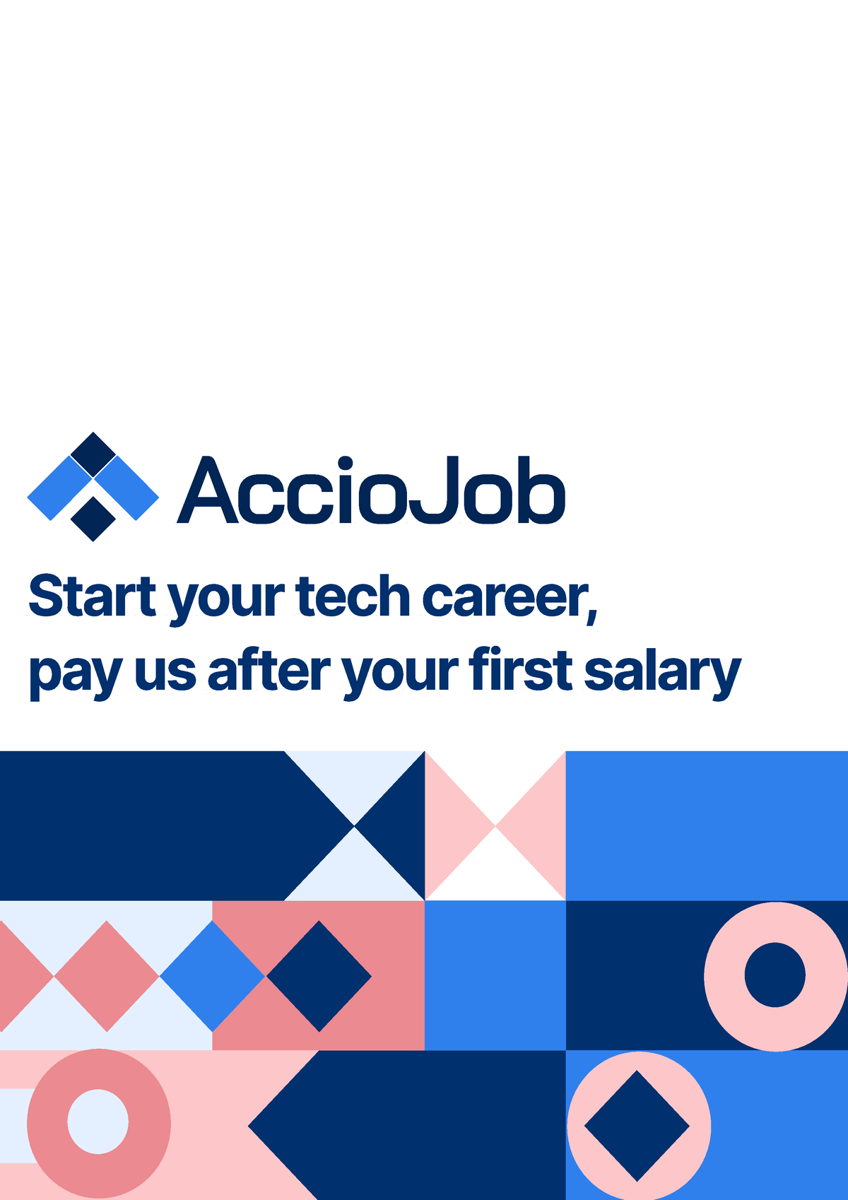 Accio Job Student Brochure Start your tech career, pay us after your
