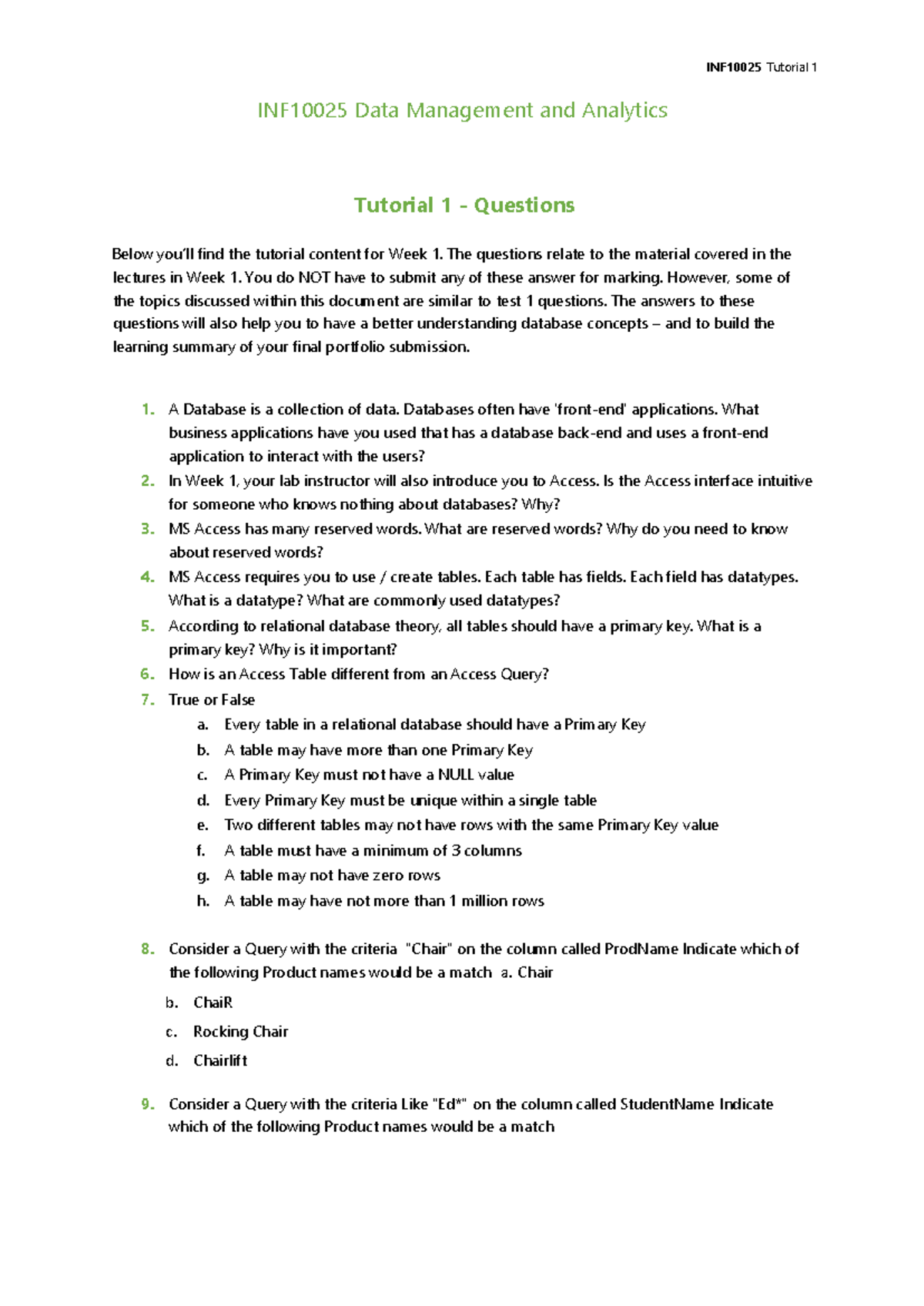 INF10025 Tutorial%2801%29+Questions+%282%29 - Tutorial 1 - Questions ...