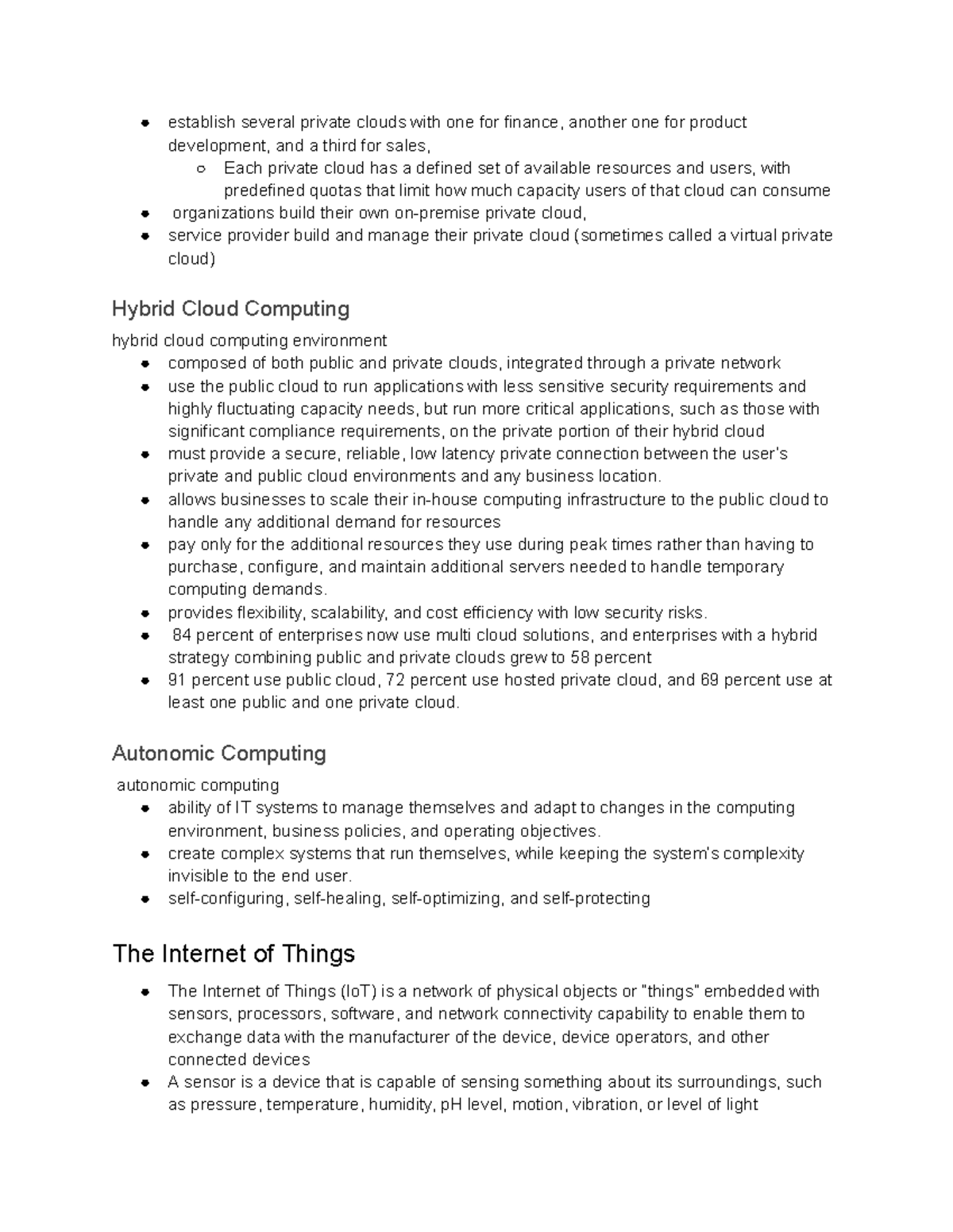 4-5 - Quiz - establish several private clouds with one for finance ...