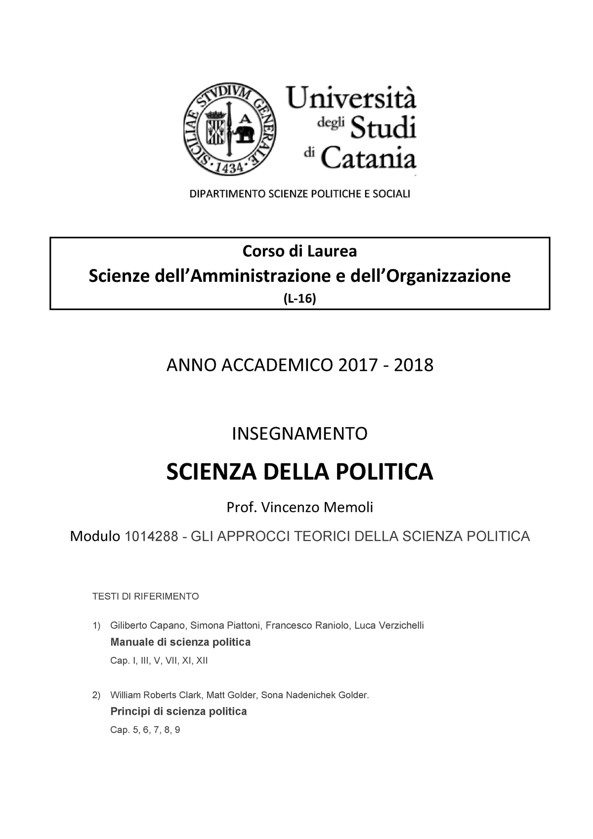 Manuale Di Scienza Politica - DIPARTIMENTO SCIENZE POLITICHE E SOCIALI ...