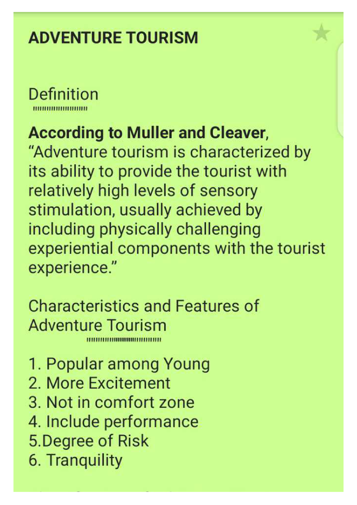 b.com travel and tourism subjects