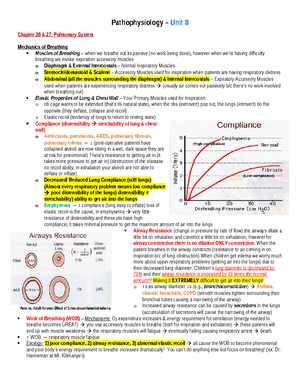 Patho Holy Grail - PATHO HESI PREP TOPICS GENERAL NOTES Anything ...