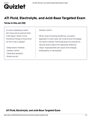 Med-Surg HESI Practice Questions Flashcards Quizlet - 2022-23 Med-Surg ...