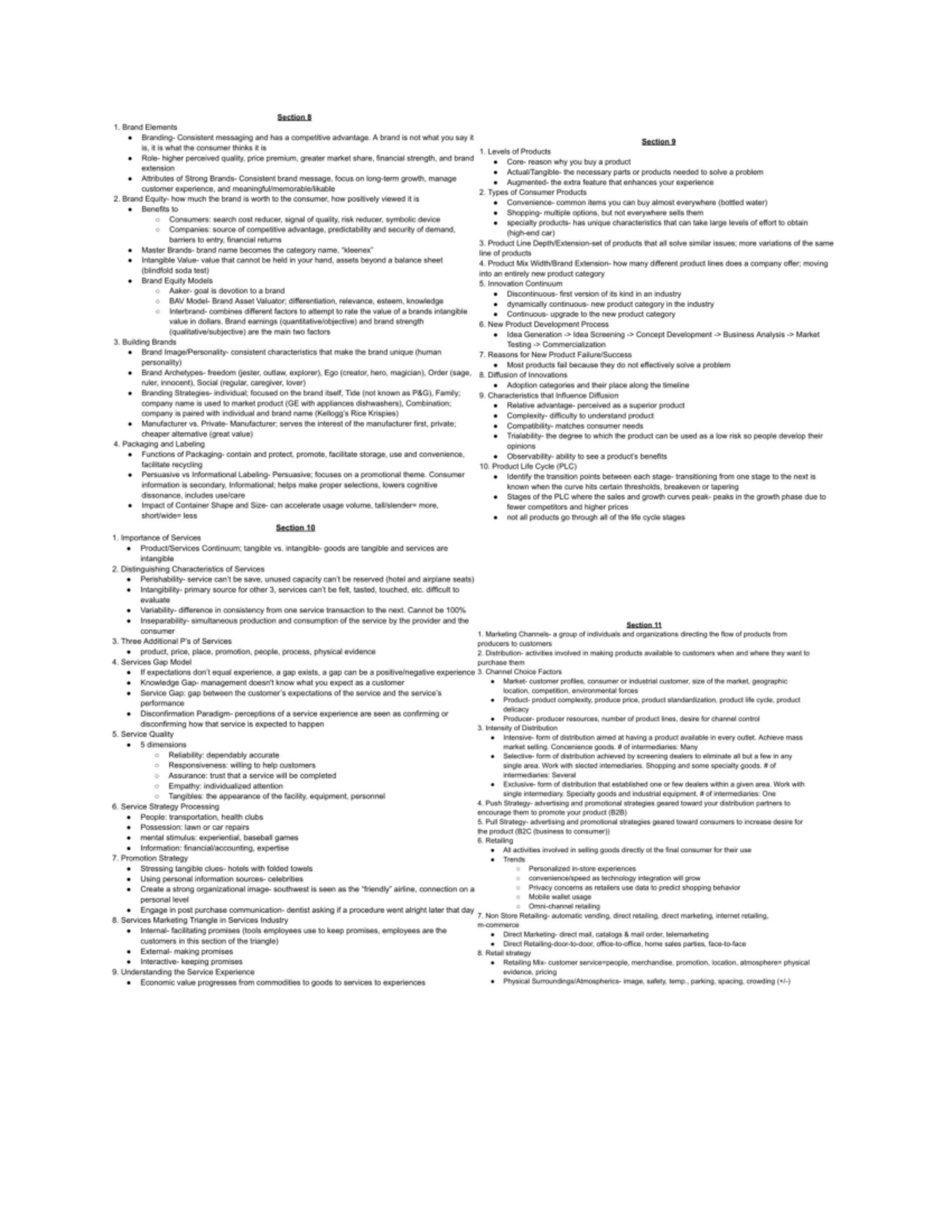 Exam3 Study Guide - MKT 300 - Studocu