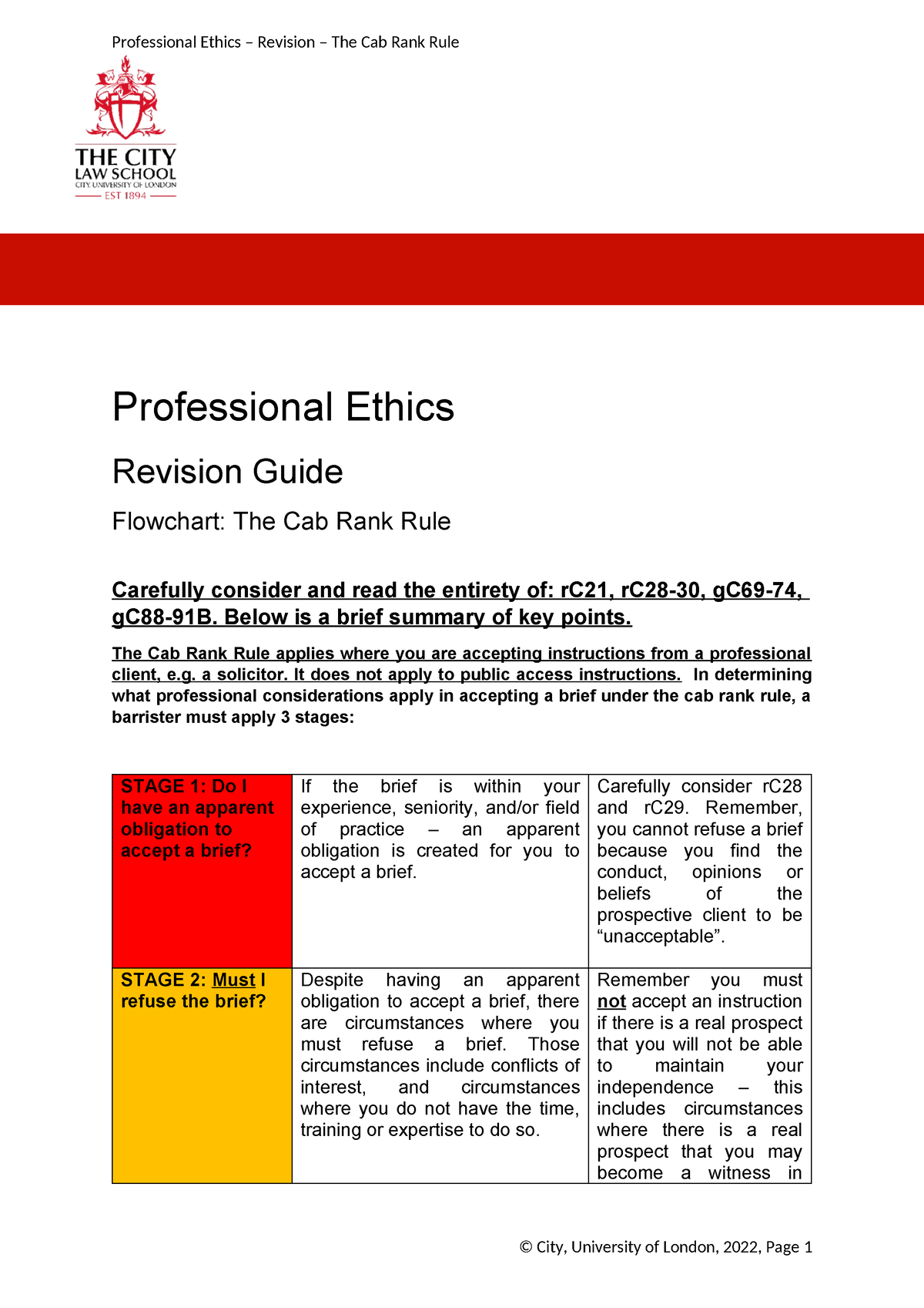 Cab Rank Rule Revision Guide - Professional Ethics – Revision – The Cab ...