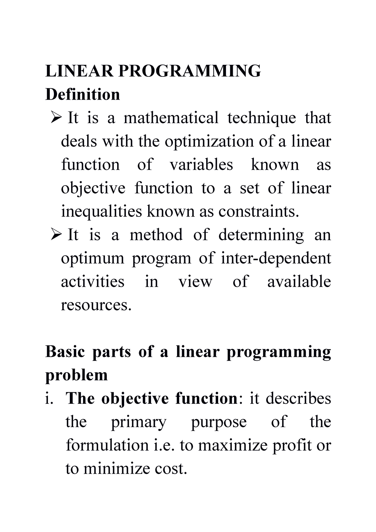 linear-programming