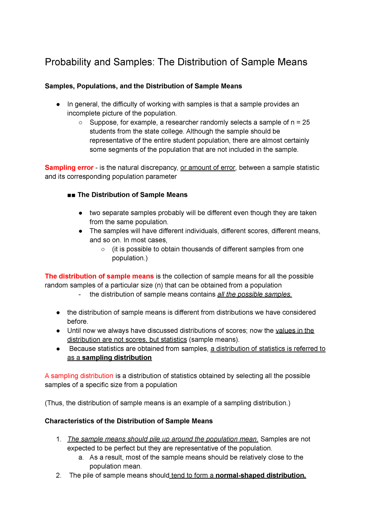 sampling-distribution-of-sample-means-finding-the-mean-and-variance-of