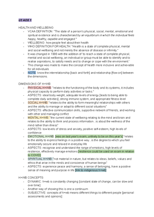 HHD UNIT 4 AOS 1 - HHD UNIT 4 AOS 1 - HHD UNIT 4 AOS 1 Comparing health ...