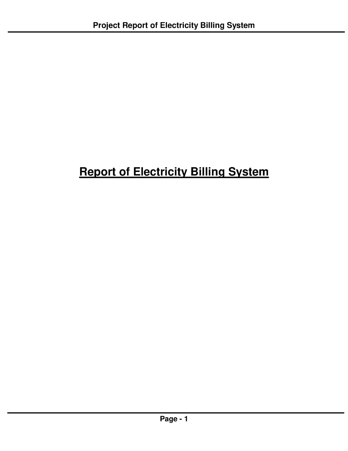 literature review of electricity billing system