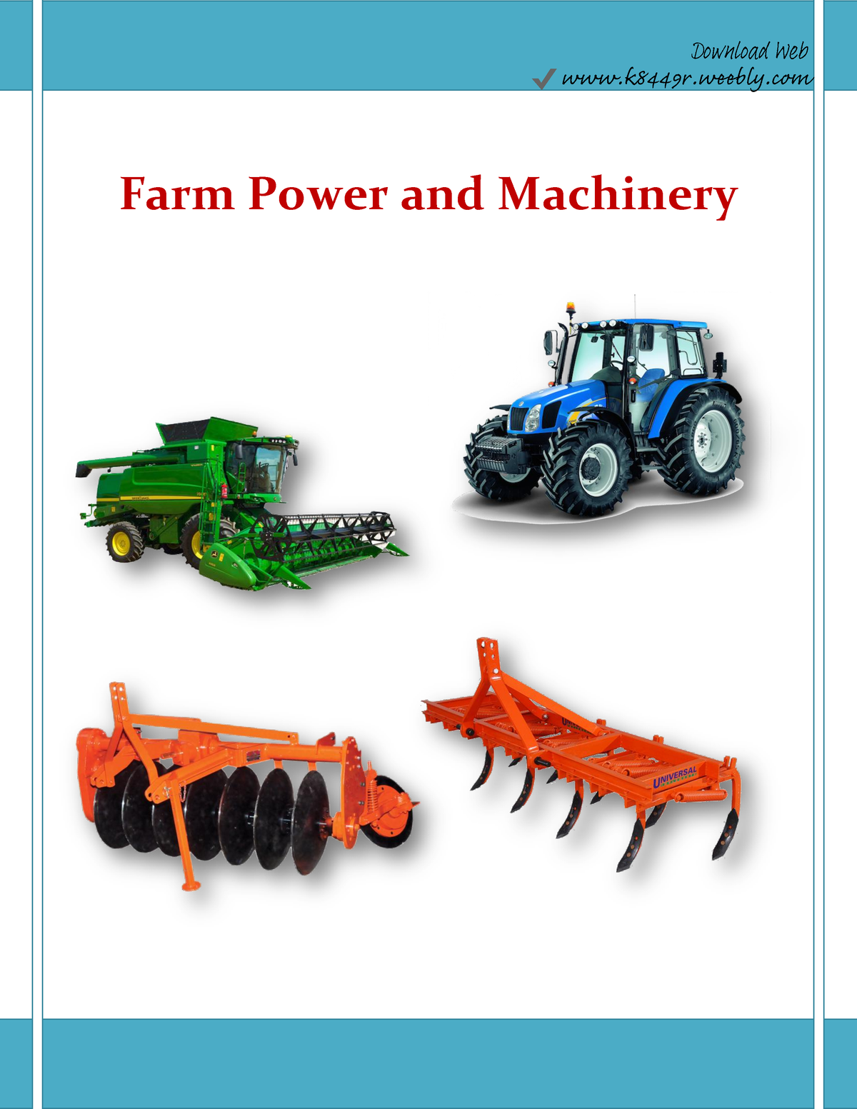Farm power and machinery signed - Farm Power and Machinery k8449r ...