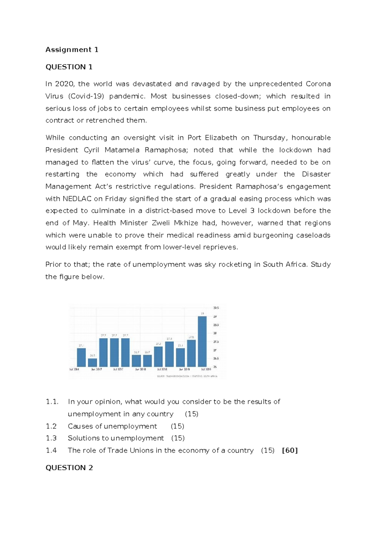 ote2601 assignment 1