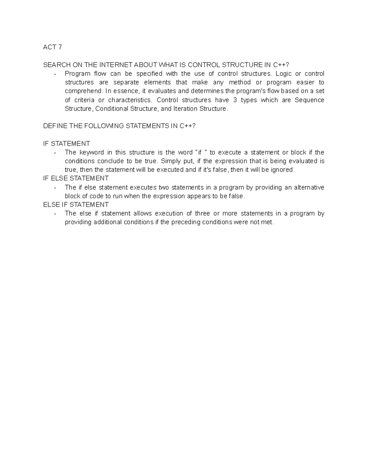 OLCC02 ACT7 - ACT 7 SEARCH ON THE INTERNET ABOUT WHAT IS CONTROL ...