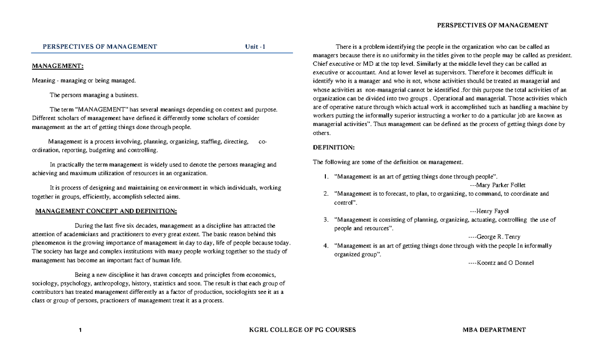 perspectives-of-management-perspectives-of-management-unit