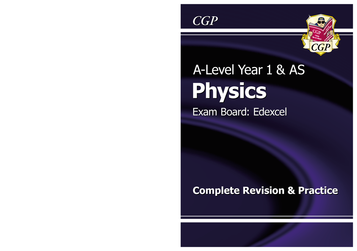 A-Level Physics Edexcel Year 1 AS - CG CGPP Complete Revision ...