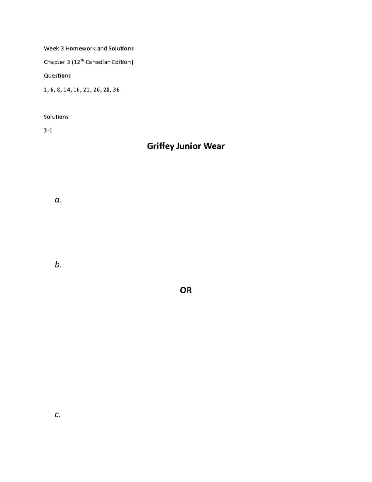 Chapter 3 Homework Solutions B - Week 3 Homework And Solutions Chapter ...