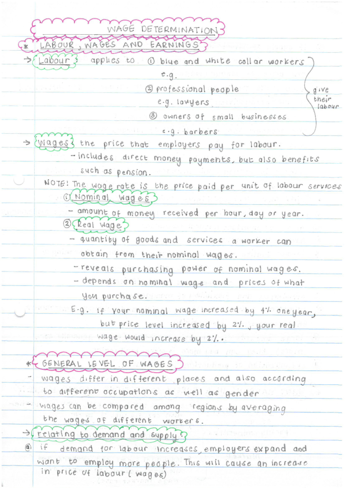 Wage Determination - Summary - EKN 110 - Powered by TCPDF (tcpdf ...