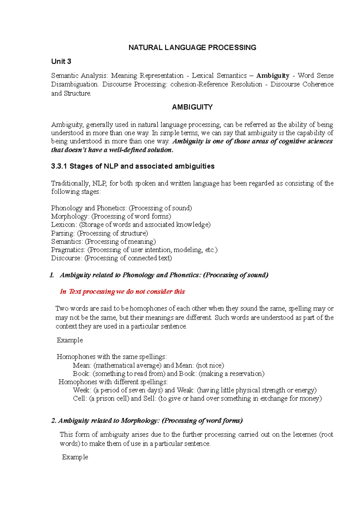 2021-3-3-ambiguity-nlp-natural-language-processing-unit-3-semantic