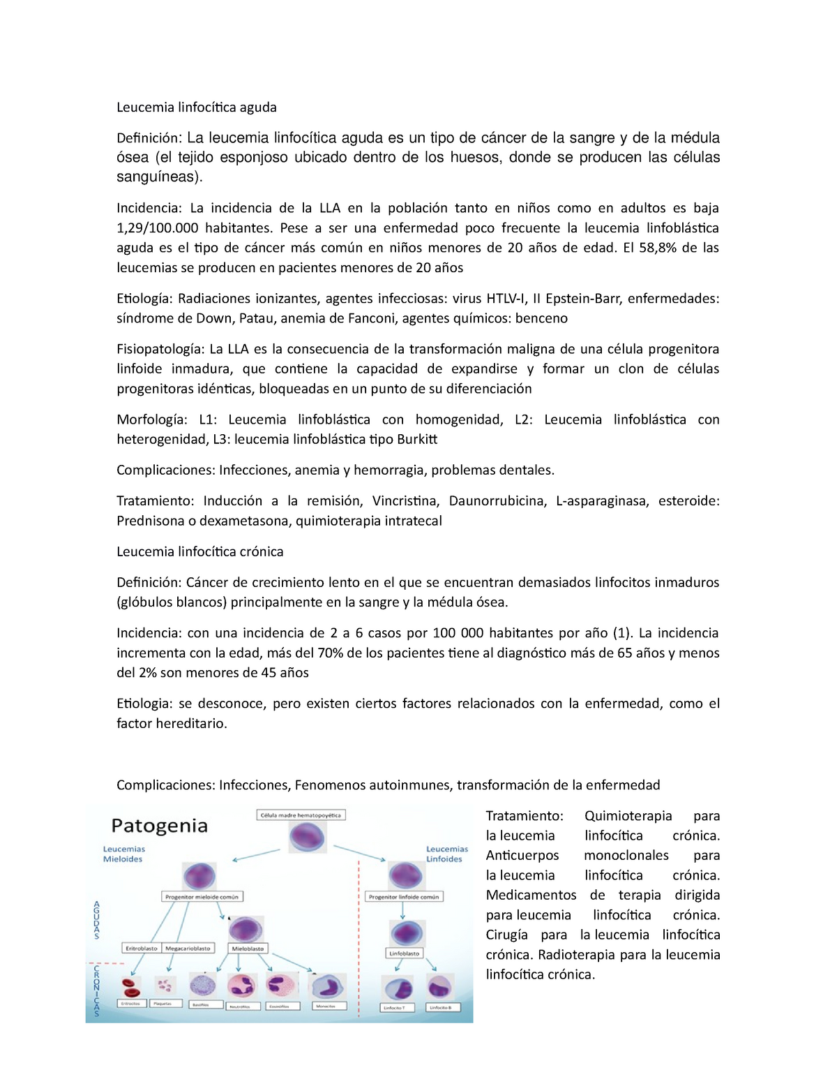 Leucemia Linfocítica Aguda - Incidencia: La Incidencia De La LLA En La ...