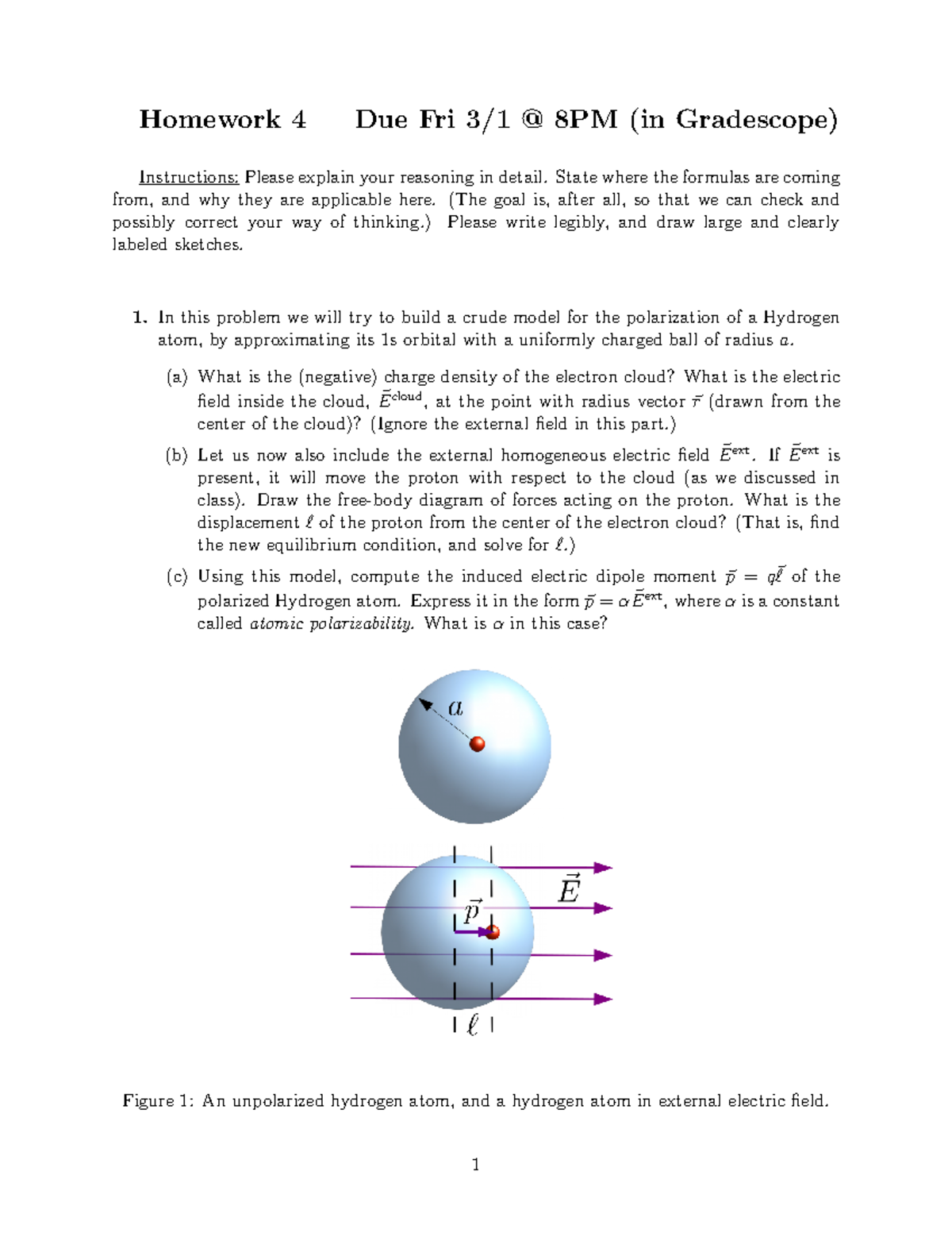 HW4 - Homework 4 questions written by instructor. Professor is Petar ...