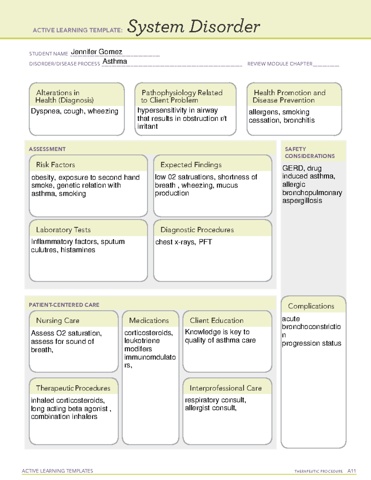 Active Learning Template sys Dis-1 - NR-283 - Chamberlain University ...